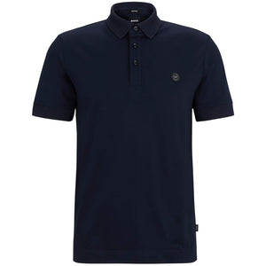 BOSS C-PARRIS 01 MERCERISED COTTON POLO SHIRT