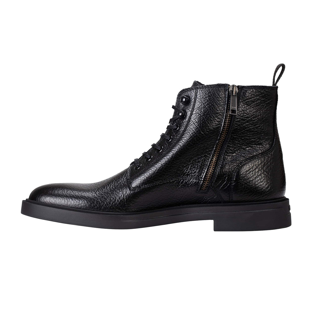 Boss Calev Grained Leather Boots – MISTR