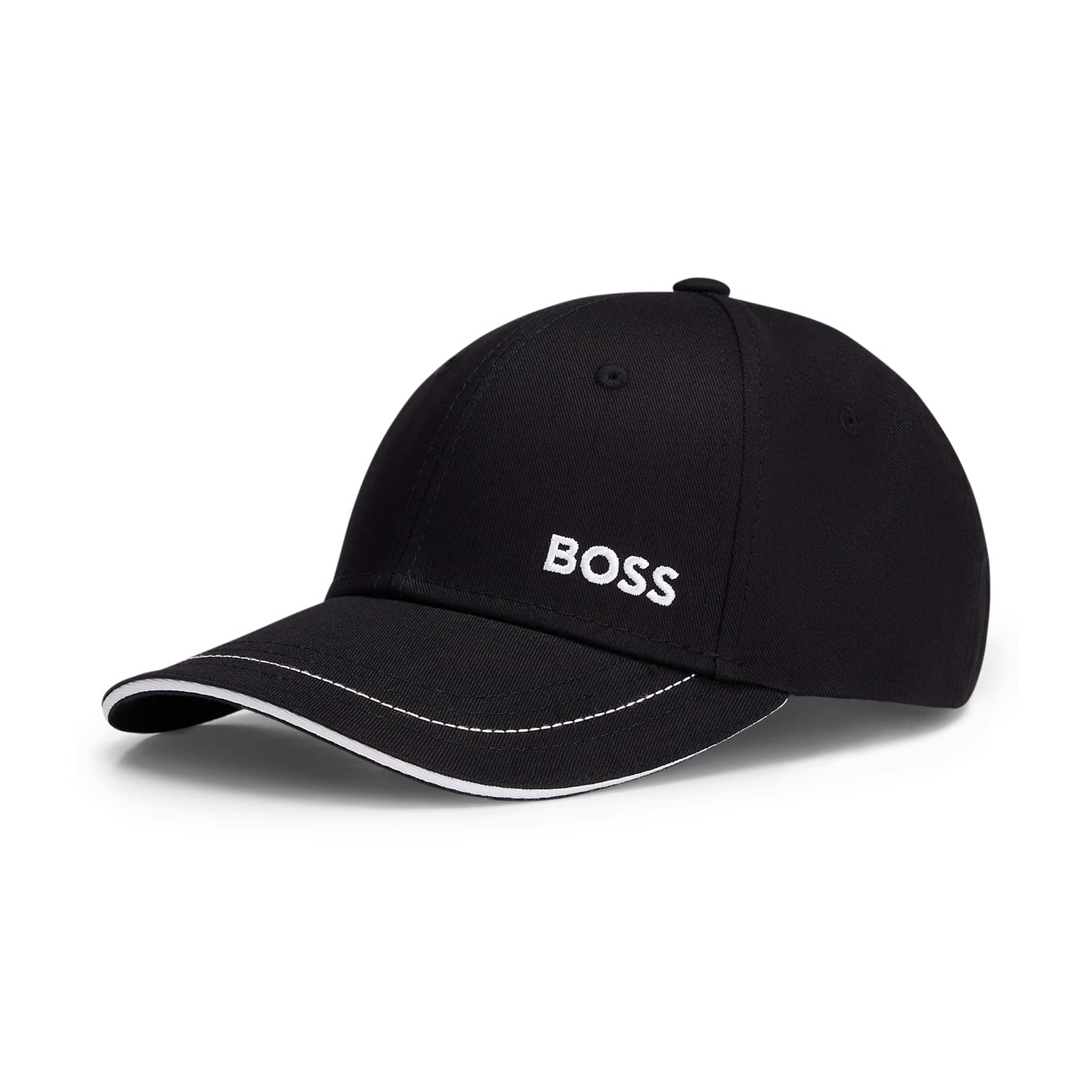 BOSS CONTRAST TRIMS COTTON-TWILL BASEBALL CAP