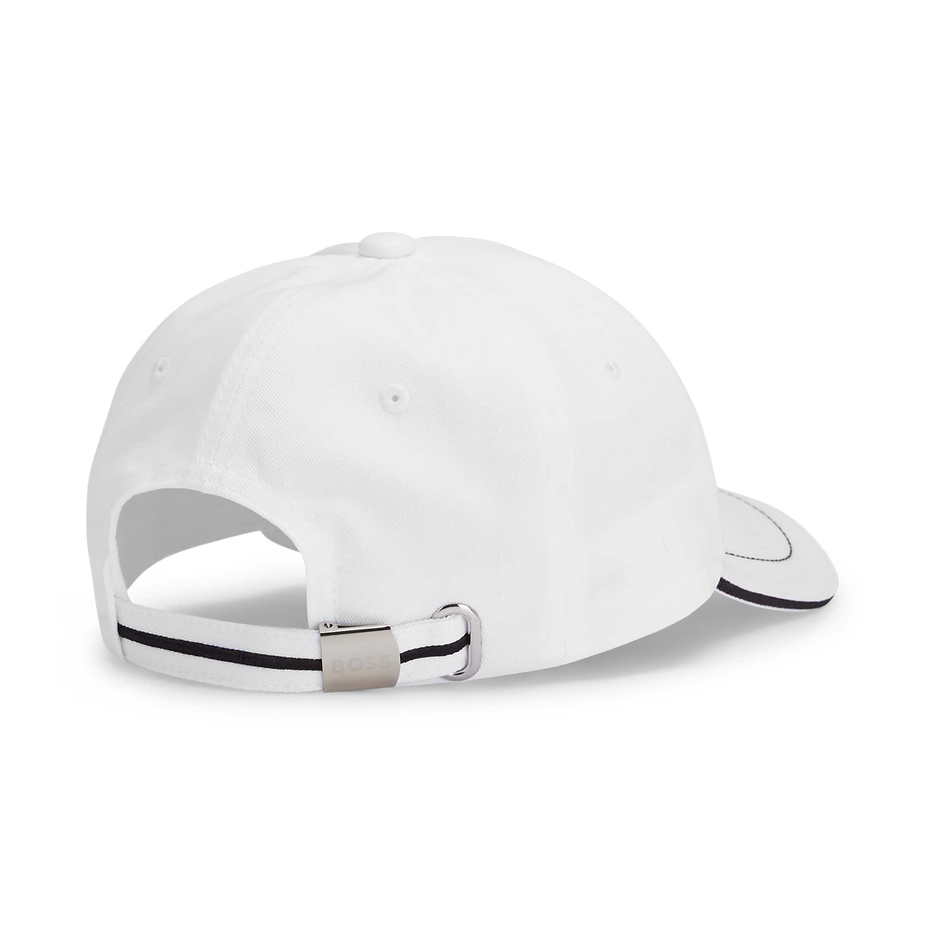BOSS CONTRAST TRIMS COTTON-TWILL BASEBALL CAP
