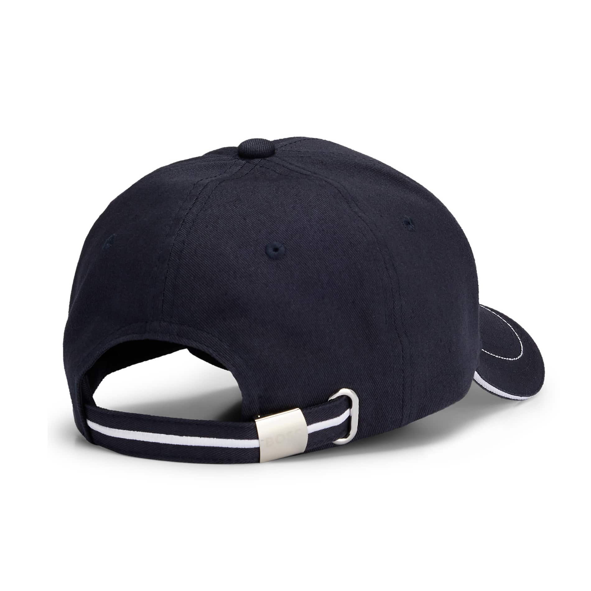 BOSS CONTRAST TRIMS COTTON-TWILL BASEBALL CAP