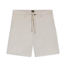 BOSS COTTON-BLEND POPLIN STRAIGHT-FIT CHINO SHORTS