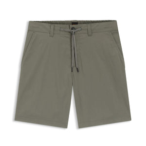 BOSS COTTON-BLEND POPLIN STRAIGHT-FIT CHINO SHORTS
