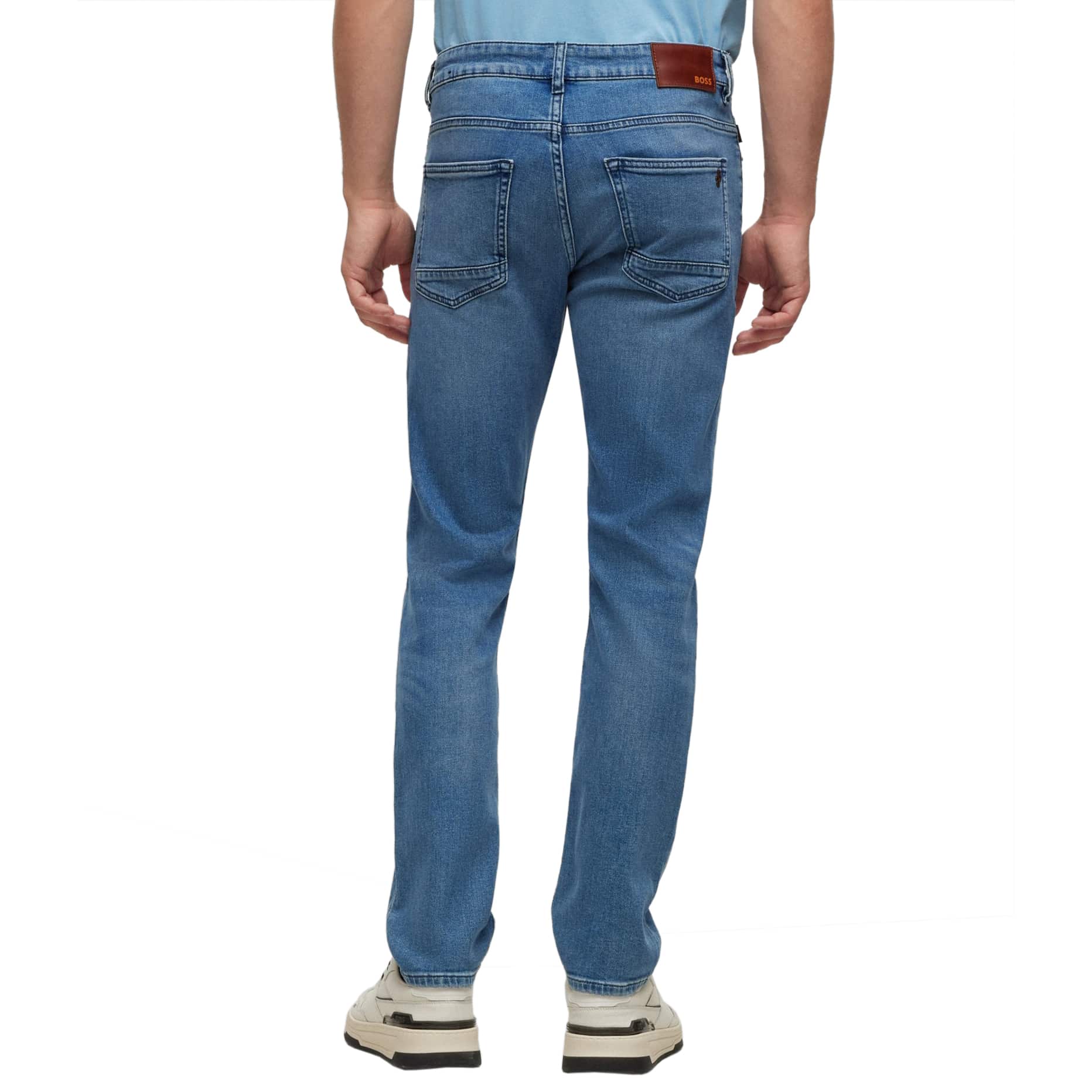 BOSS DELAWARE BC-C PEAK BLUE COMFORT-STRETCH DENIM