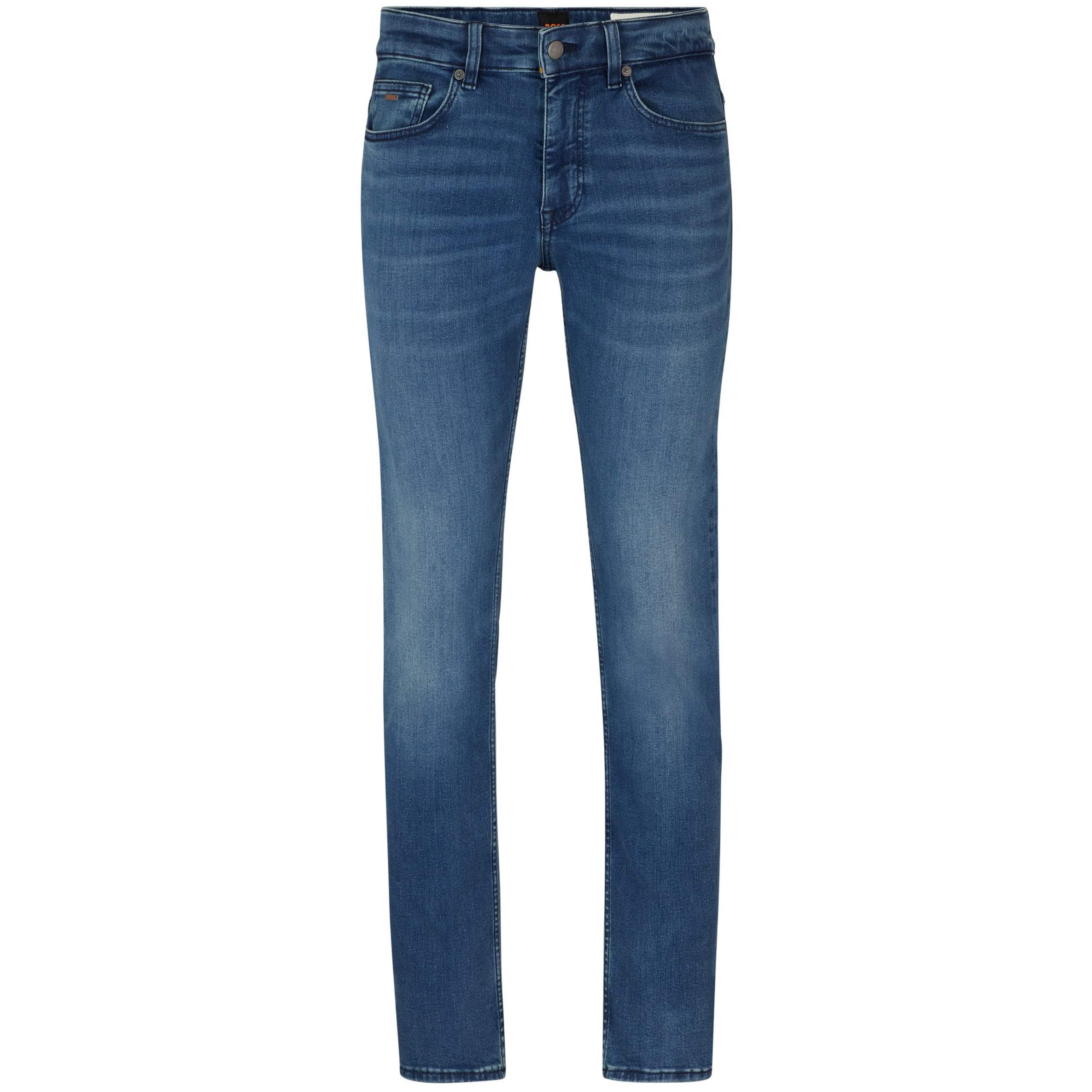 BOSS DELAWARE BC-P S.PREAD SUPER-STRETCH DENIM JEANS