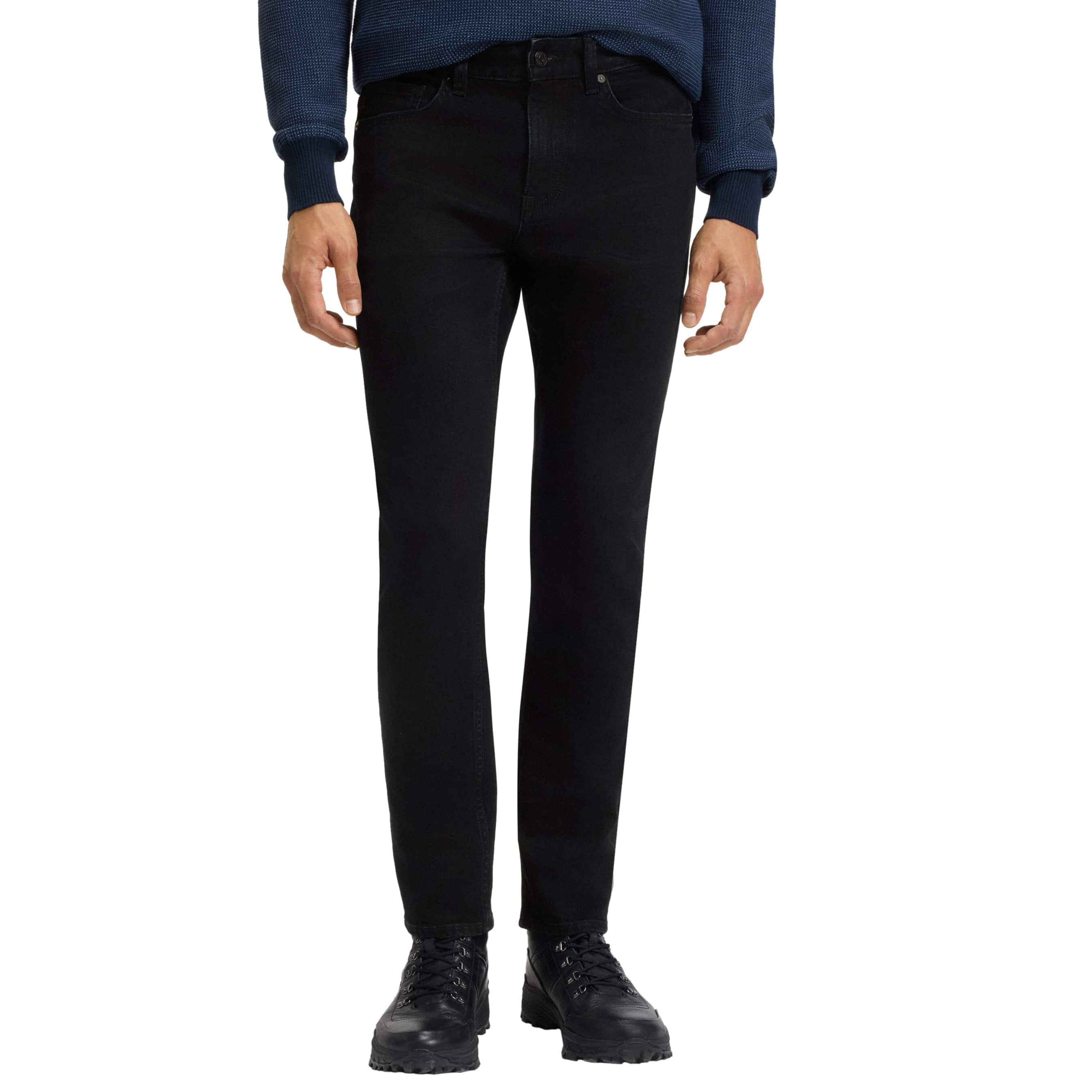BOSS DELAWARE BO MIDNIGHT COMFORT-STRETCH DENIM JEANS