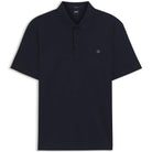 BOSS DOUBLE B MONOGRAM MERCERISED-COTTON POLO SHIRT