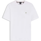 BOSS DOUBLE B MONOGRAM MERCERISED-COTTON T-SHIRT