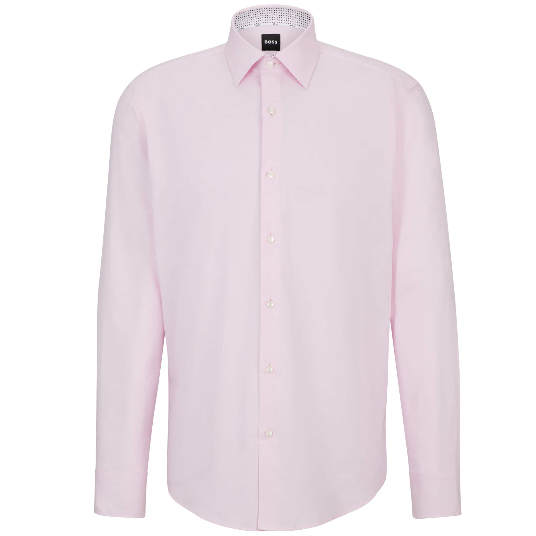 BOSS EASY-IRON OXFORD STRETCH COTTON REGULAR FIT SHIRT