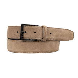BOSS ELLOY SUEDE ITALIAN LEATHER BELT