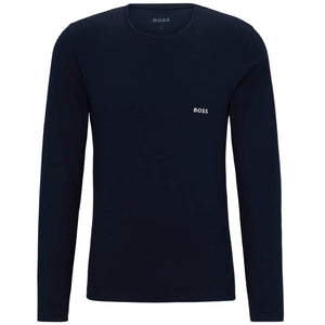 BOSS EMBROIDERED LOGO CLASSIC LONG SLEEVE T-SHIRT
