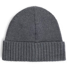 BOSS FATI RIBBED VIRGIN WOOL BEANIE HAT