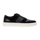 BOSS GARY TENN DOUBLE-MONOGRAM LEATHER TRAINERS