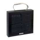 BOSS GIFT-BOXED REGULAR-LENGTH FOUR-PACK SOCKS