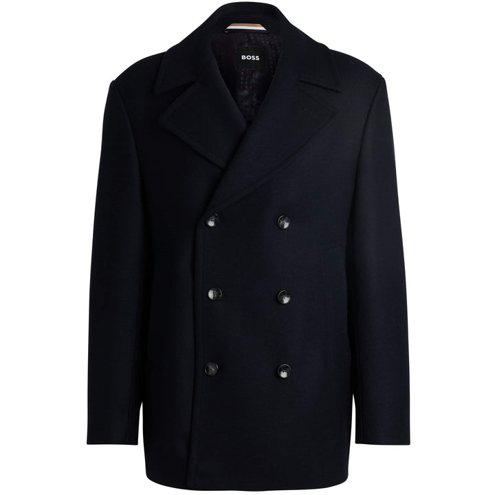 BOSS H-CLAY-PCOAT-244 WOOL BLEND COAT