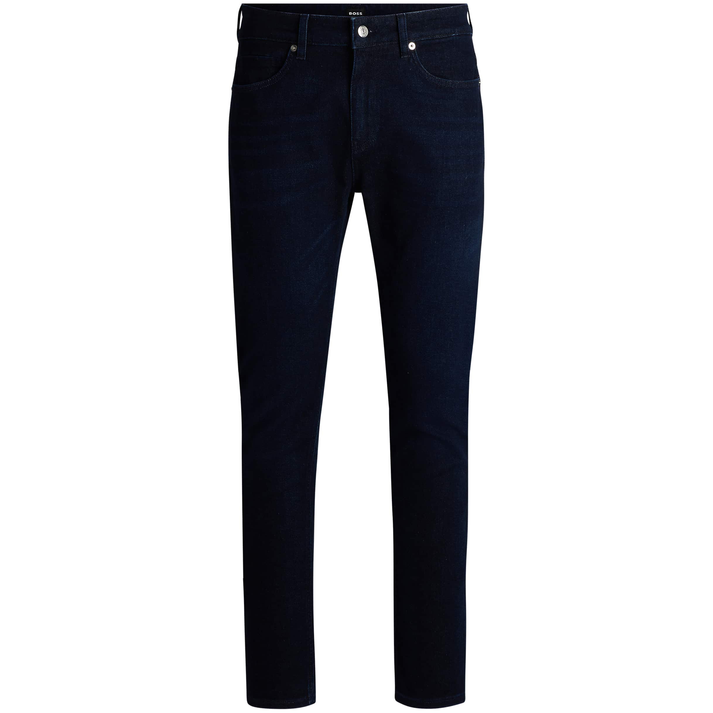 BOSS H-DELAWARE CASHEMERE TOUCH SLIM-FIT JEANS