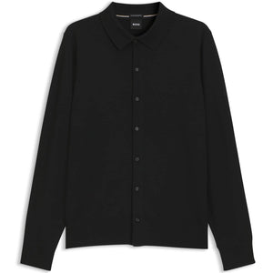 BOSS H-HELBERT VIRGIN WOOL KNIT CARDIGAN