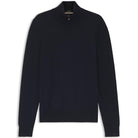 BOSS H-HEMARLO CASHMERE BLEND 1/4 ZIP JUMPER