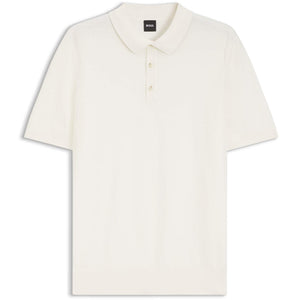 BOSS H-LURAZIO STRUCTURED FABRIC KNIT POLO