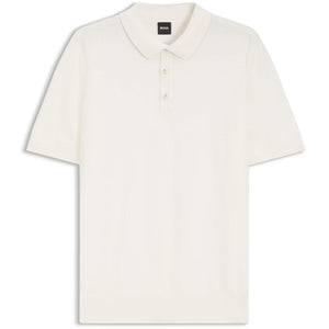 BOSS H-LURAZIO STRUCTURED FABRIC KNIT POLO