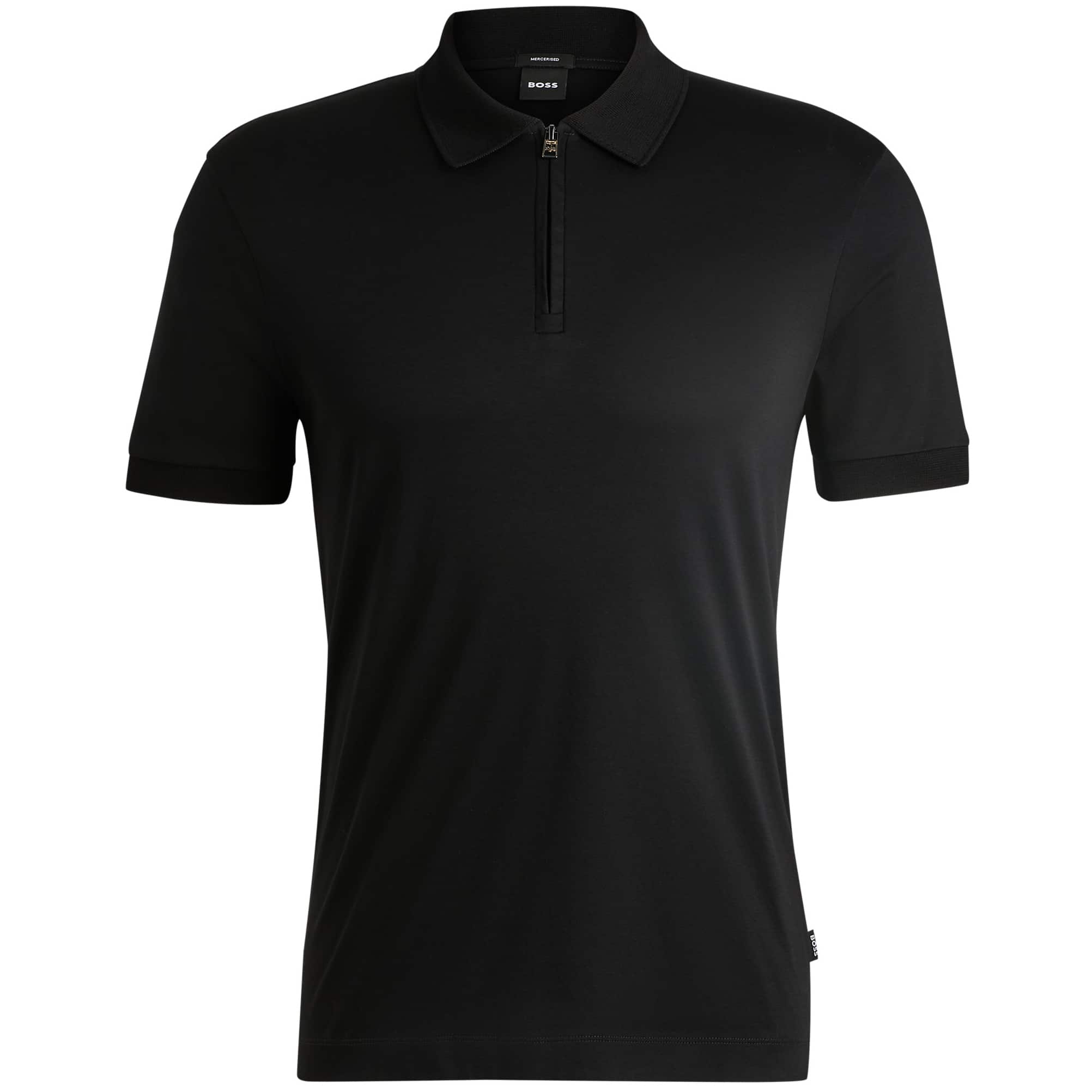 Boss H-Paras 17 1/4 Zip Mercerised Polo Shirt – MISTR