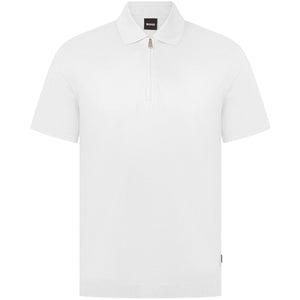 BOSS H-PARAS 50 1/4 ZIP POLO SHIRT