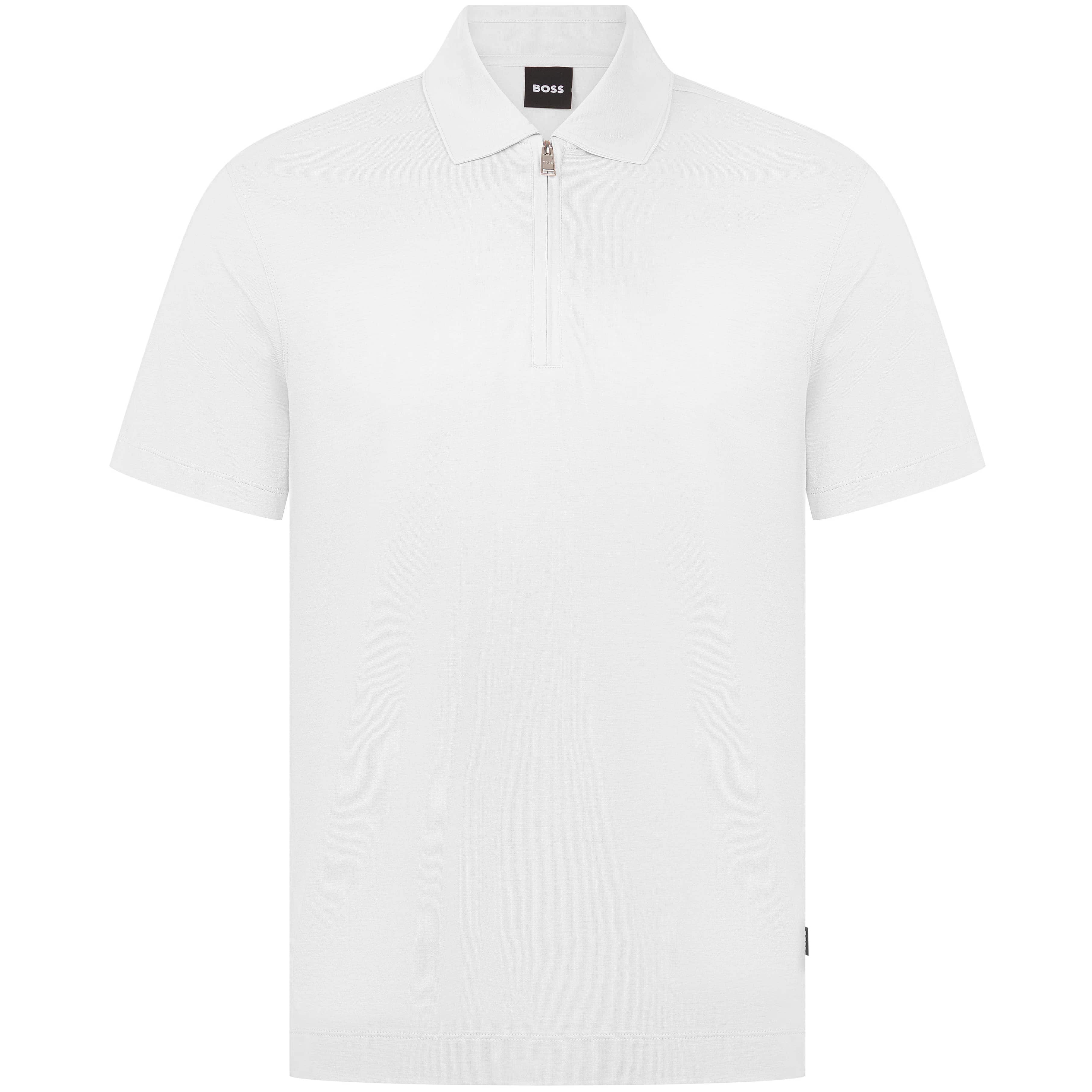 BOSS H-PARAS 50 1/4 ZIP POLO SHIRT
