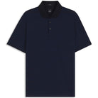 BOSS H-PARRIS 102 GRID PATTERN MERCERISED-COTTON POLO SHIRT