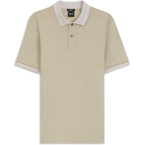 BOSS H-PHILLIPSON 238 MERCERISED-COTTON POLO SHIRT