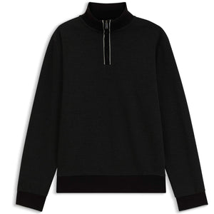 BOSS H-SIDNEY 80 FUNNEL-NECK COTTON SWEATSHIRT