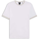 BOSS H-TESSLER 200 CONTRAST TRIM MERCERISED-COTTON T-SHIRT