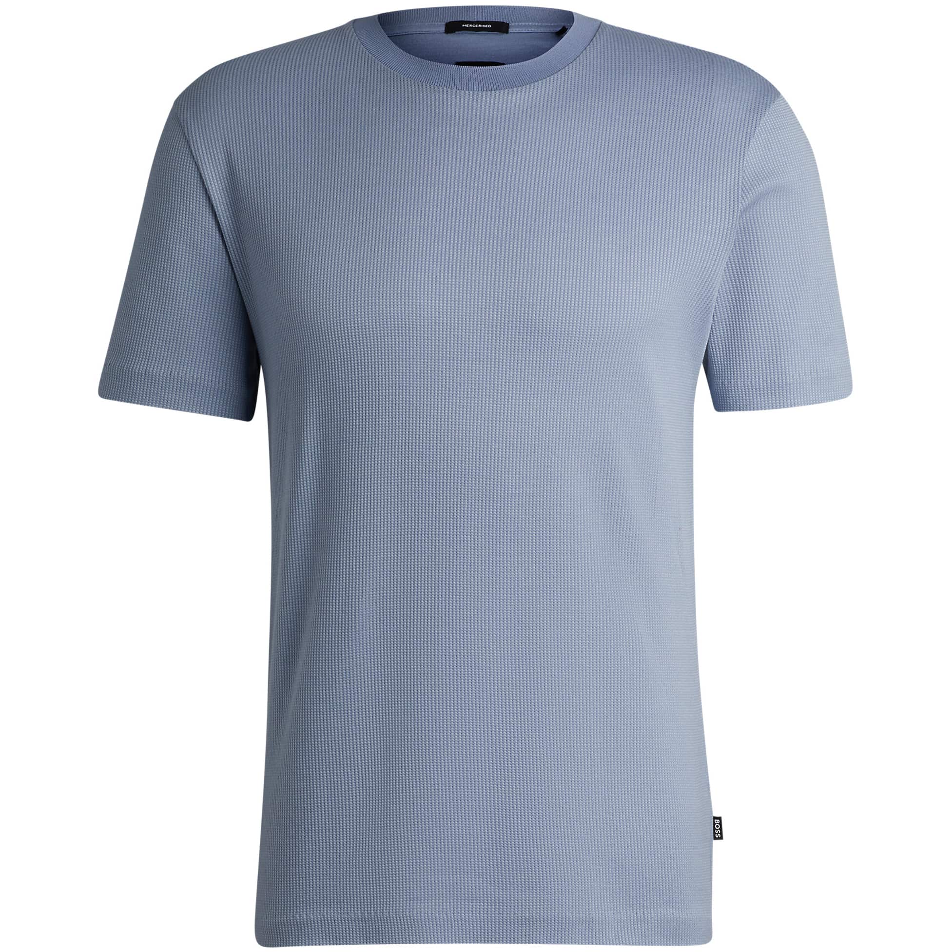 BOSS H-TIBURT 431 MERCERISED COTTON T-SHIRT