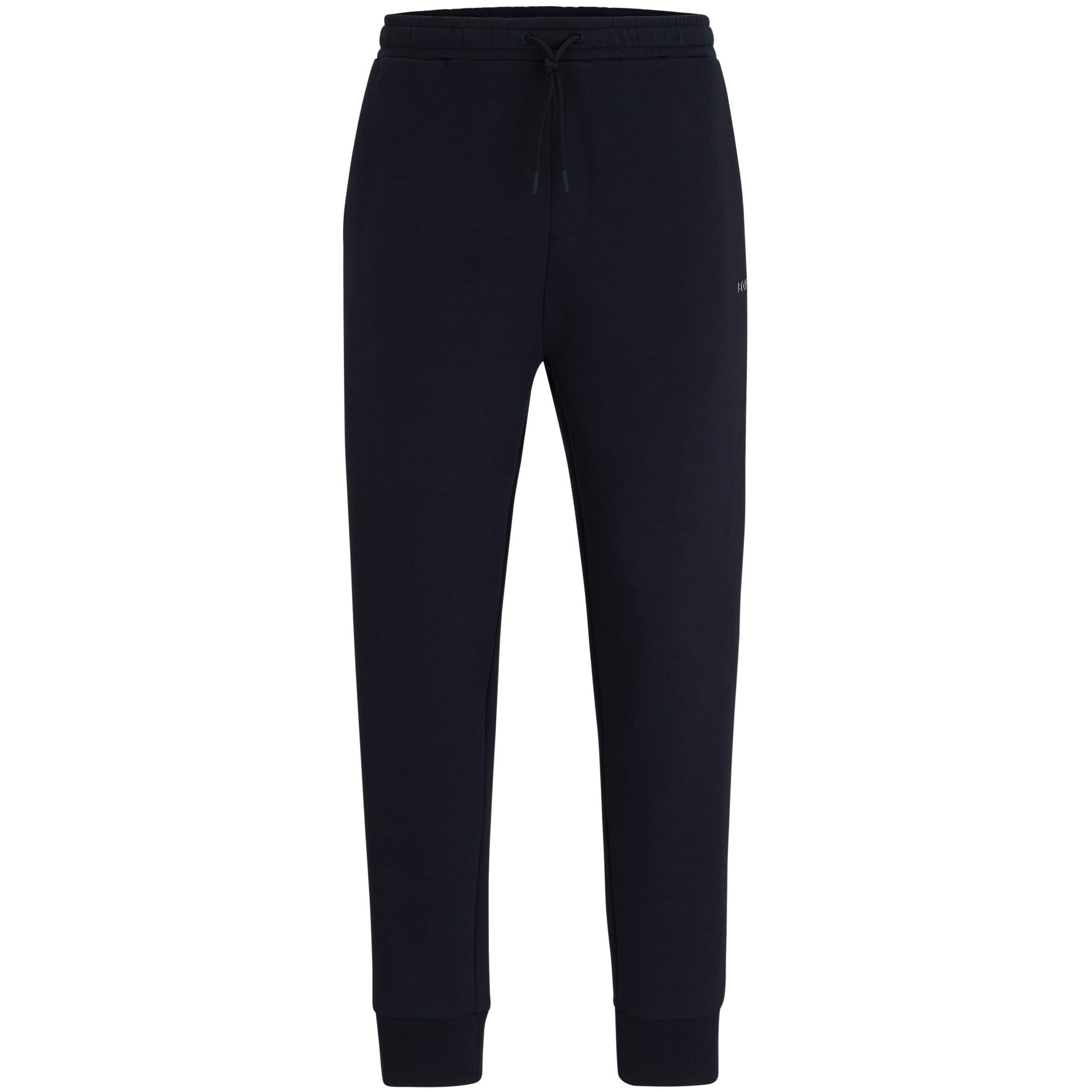 BOSS HADIKO STRETCH-COTTON TRACKSUIT BOTTOMS