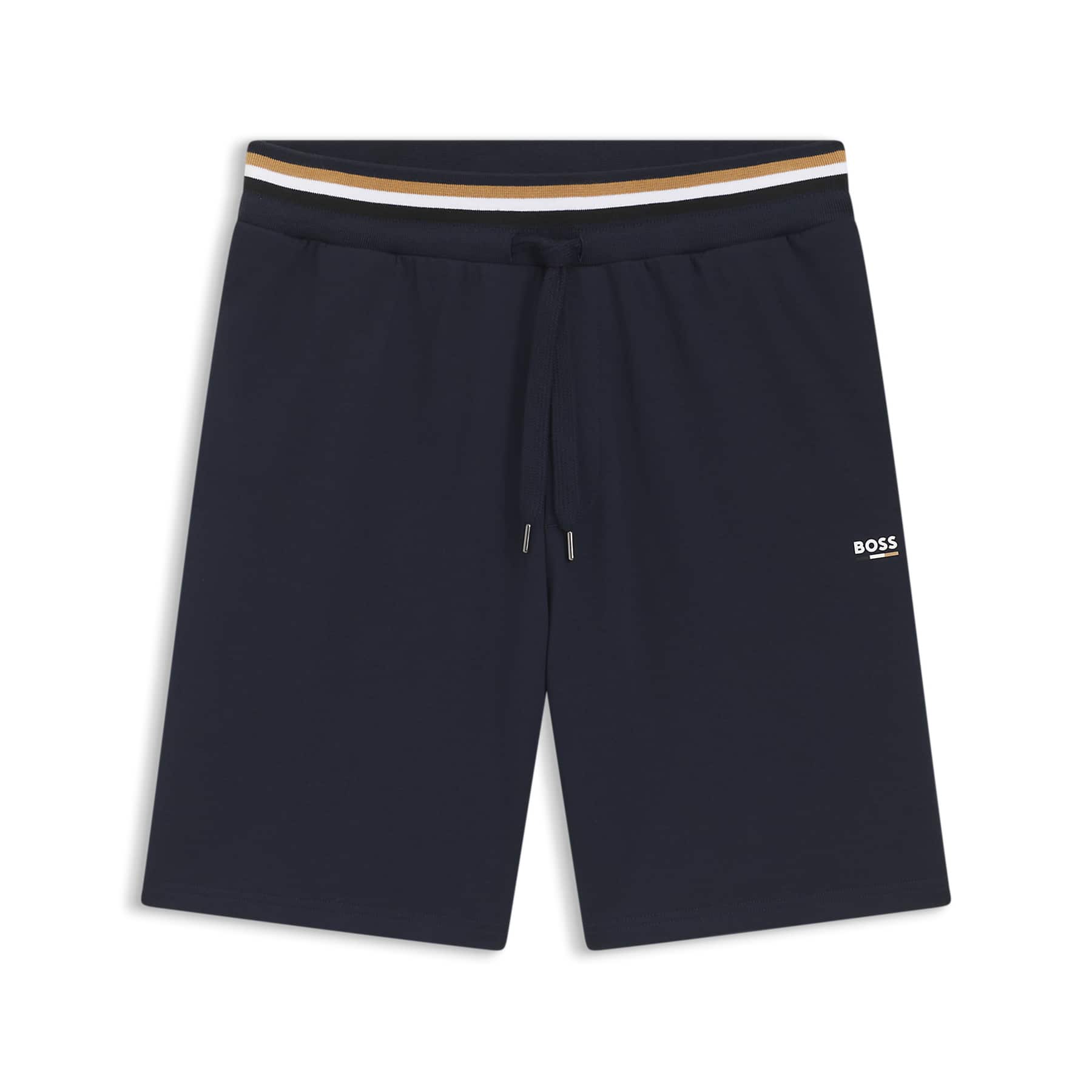 BOSS ICONIC SIGNATURE STRIPES AND LOGO SHORTS