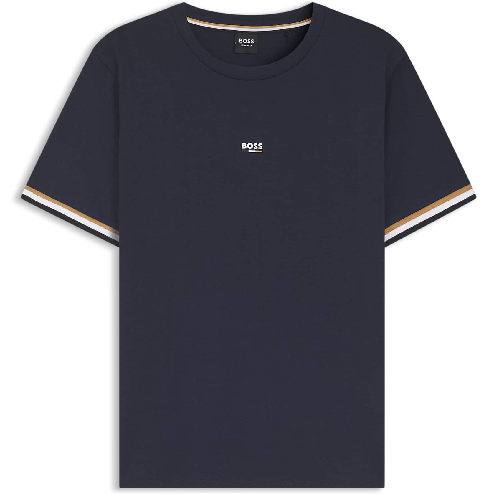 BOSS ICONIC SIGNATURE STRIPES AND LOGO T-SHIRT