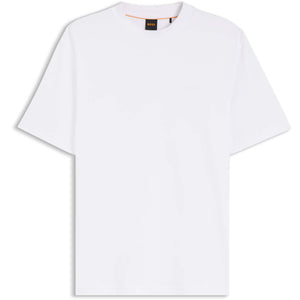 BOSS INTERLOCK-COTTON T-SHIRT