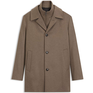 BOSS ITALIAN FABRIC RELAXED FIT FORMAL COAT