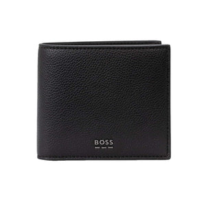 BOSS JARETH GRAINED EFFECT 8CC BI-FOLD WALLET