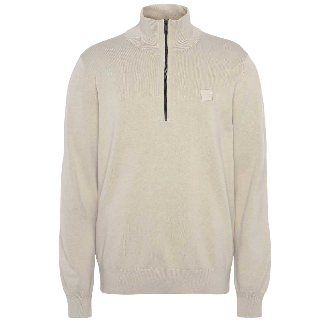 Boss Kanobix Cotton-Cashmere Zip-Neck Knit Jumper – MISTR