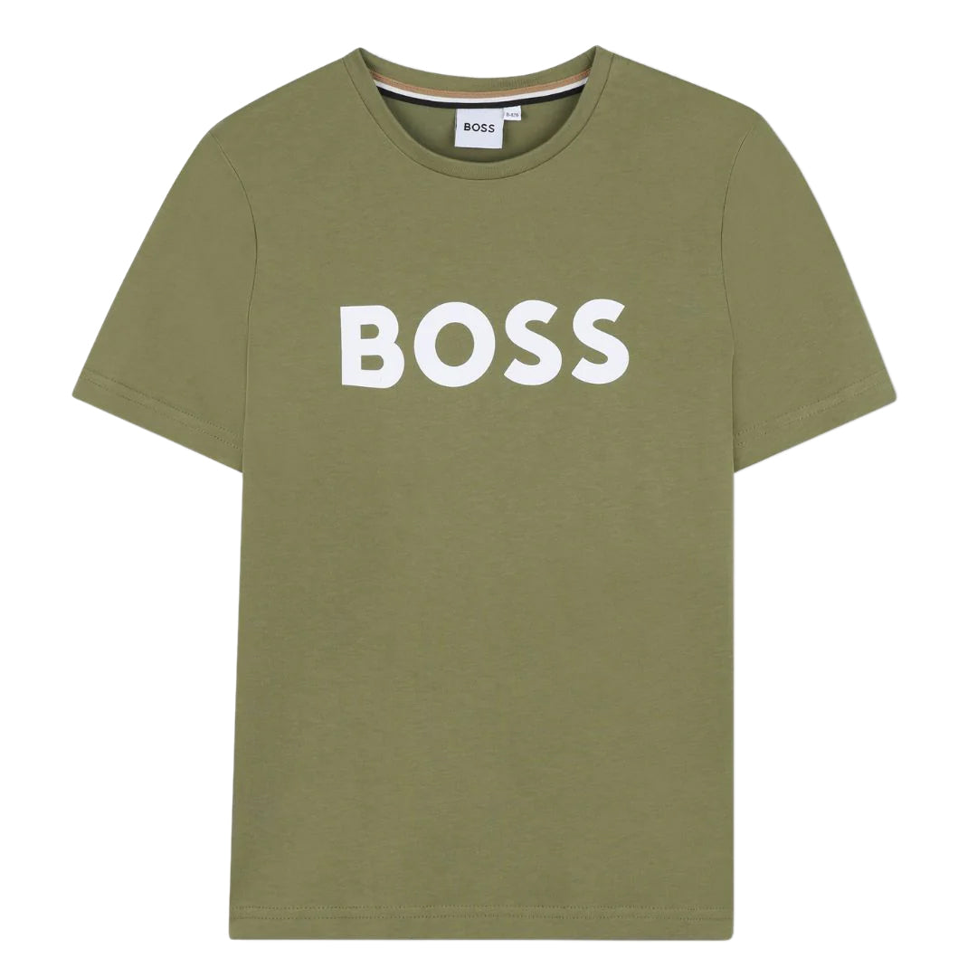 BOSS KIDS LOGO PRINT T-SHIRT