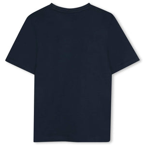 BOSS KIDS STACKED LOGO PRINT T-SHIRT