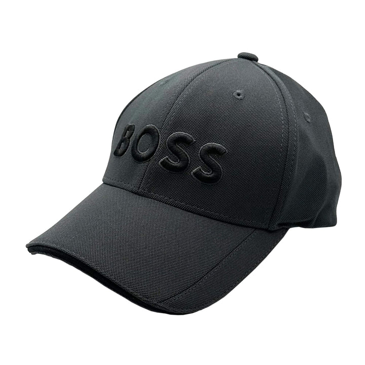 BOSS KNITTED-PIQUE SIX-PANEL BASEBALL CAP