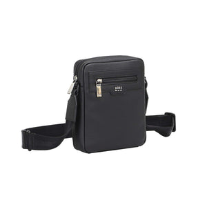 BOSS LEWYS FAUX LEATHER REPORTER BAG