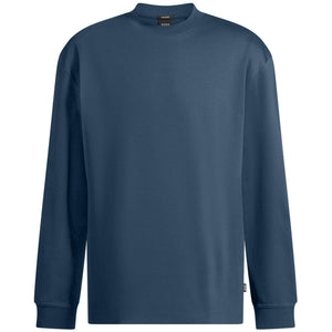 BOSS MERCERISED COTTON RELAXED-FIT LONG SLEEVE T-SHIRT