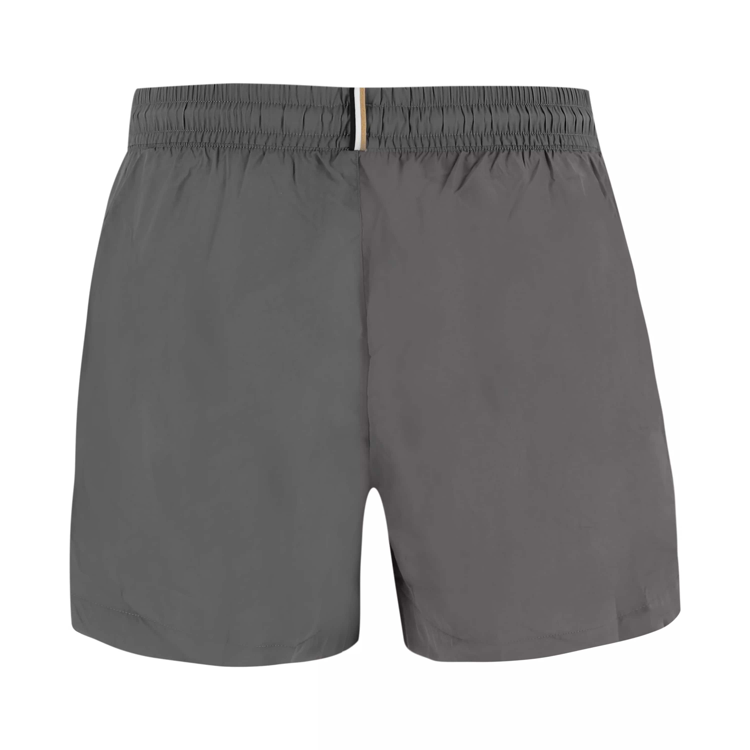 BOSS MOONEYE OUTLINE LOGO SWIM SHORTS