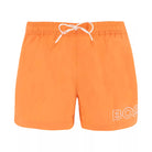 BOSS MOONEYE OUTLINE LOGO SWIM SHORTS