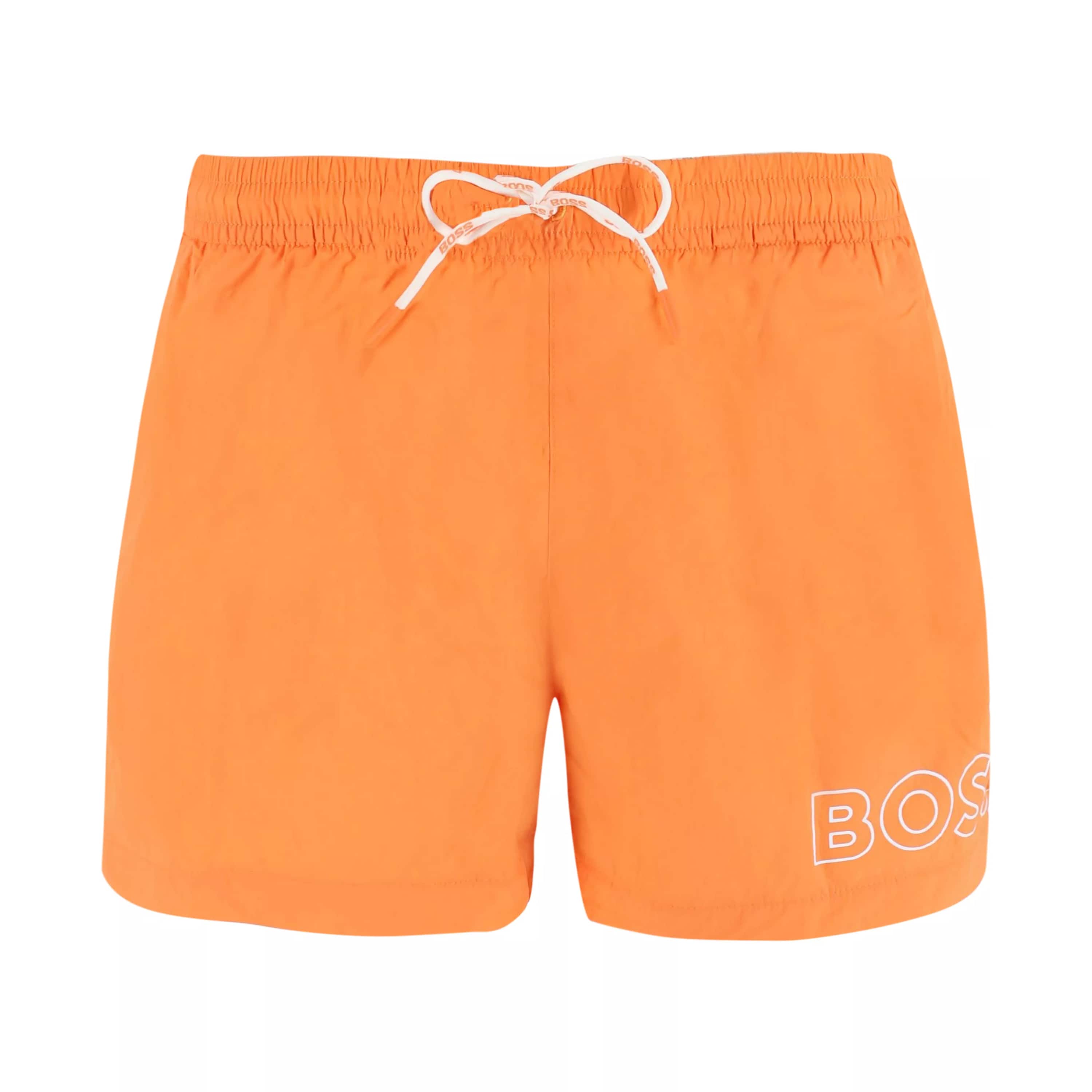 BOSS MOONEYE OUTLINE LOGO SWIM SHORTS