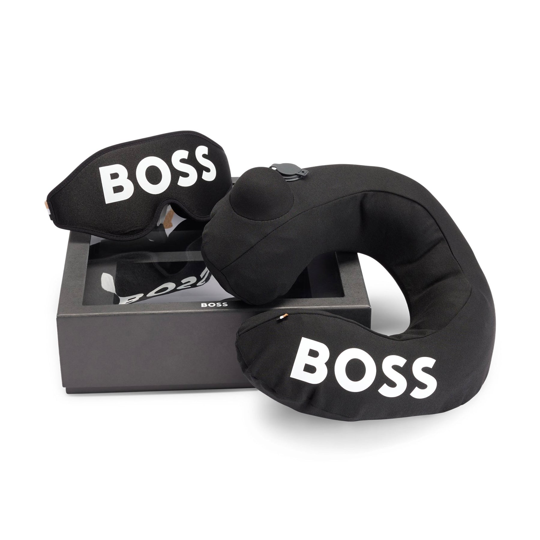 BOSS - Branded card and AirTag holder gift set