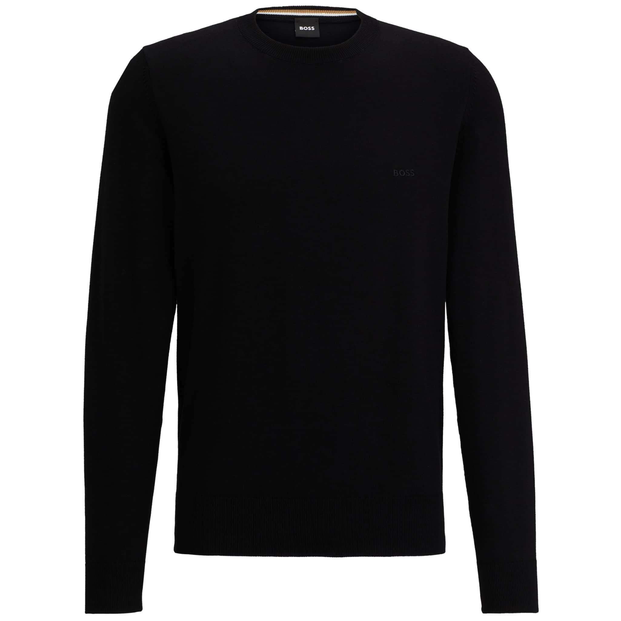 BOSS PACAS-L EMBROIDERED LOGO KNIT JUMPER