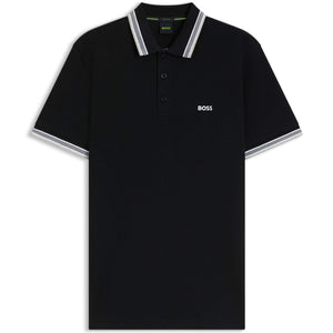 BOSS PADDY COTTON PIQUE POLO SHIRT